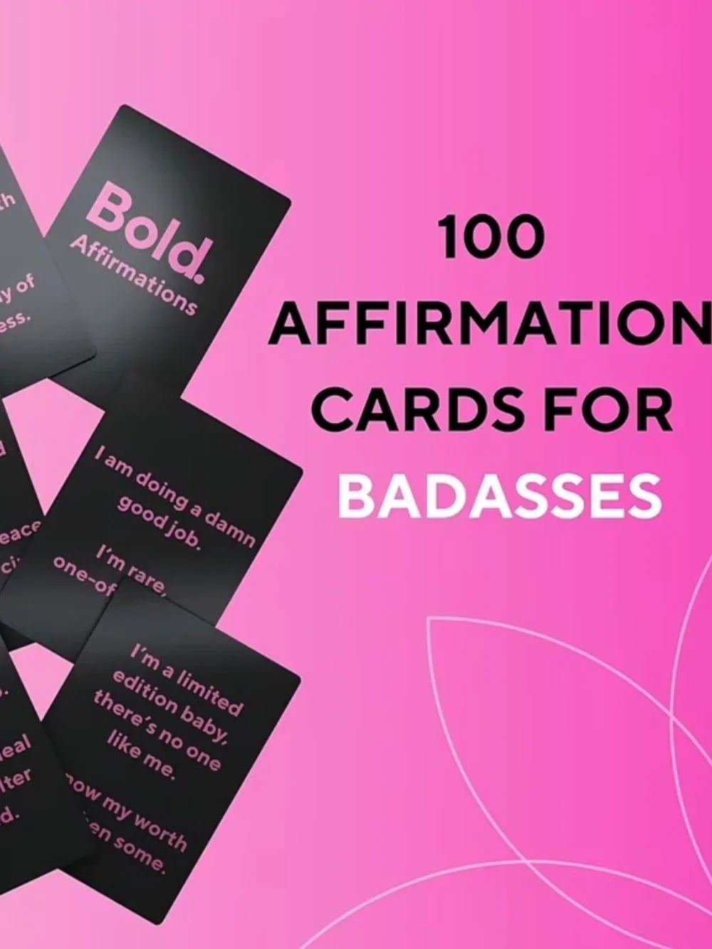 Daily Badass Affirmations Cards for Women NIP